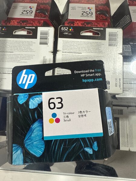 Cartouche d'encre HP 63 couleur