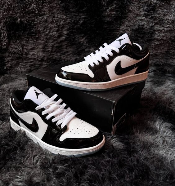 Baskets basses noir et blanc