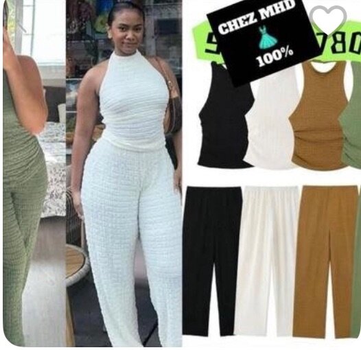 Ensemble élégant femme deux pièces