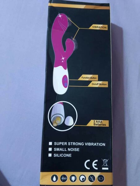 Rabbit clitoris and gspot stimulating vibrator.