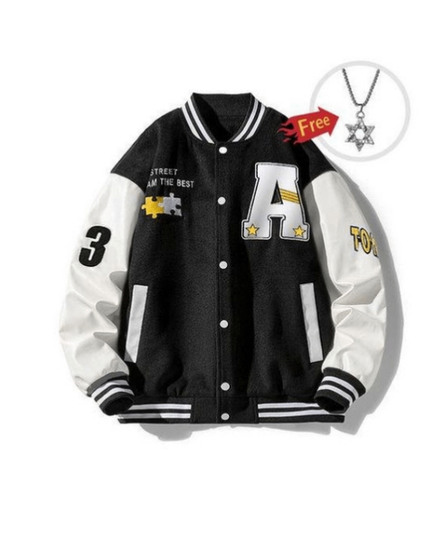 Veste Universitaire Homme Style Casual