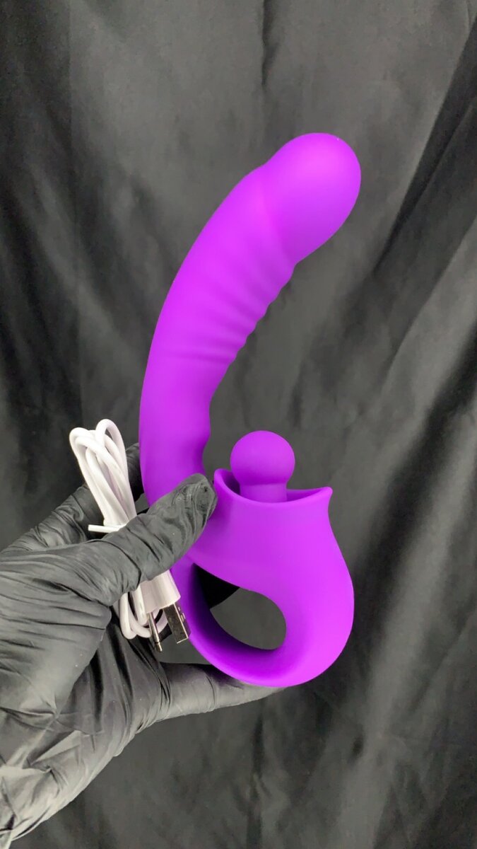 Vibromasseur Rechargeable Violet