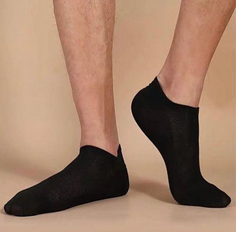 Chaussettes invisibles noires confort