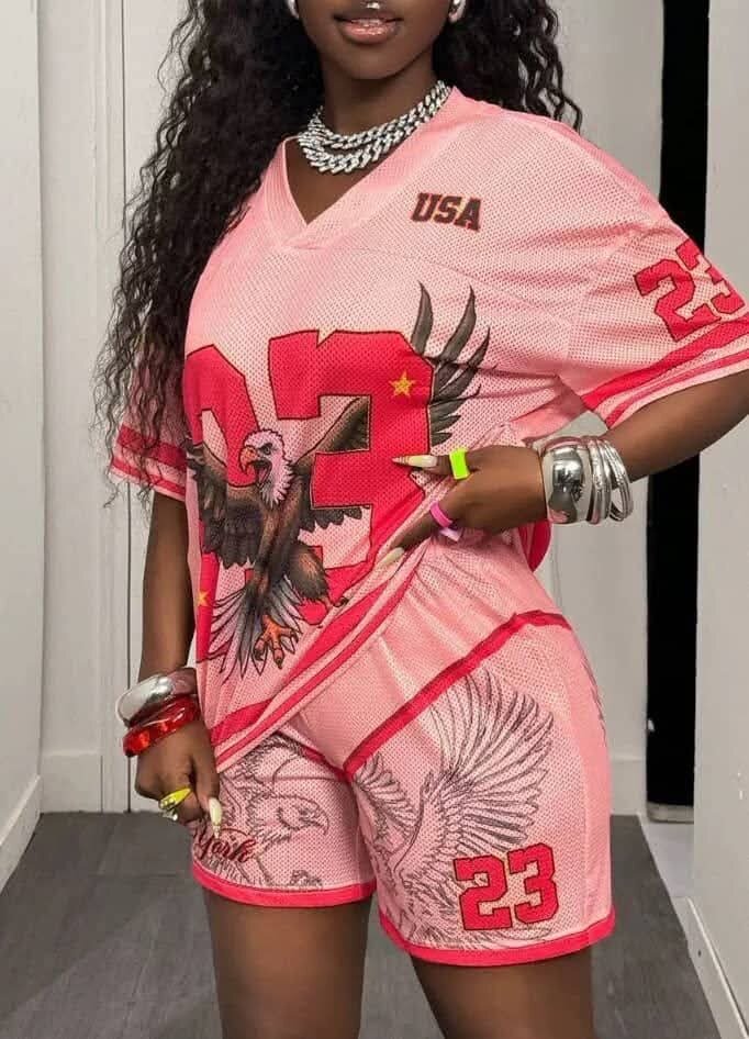 Ensemble sport coloré 23