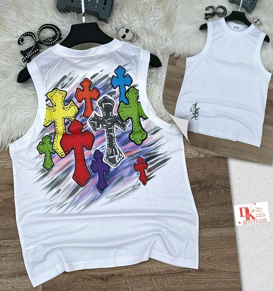 Débardeur coloré croix