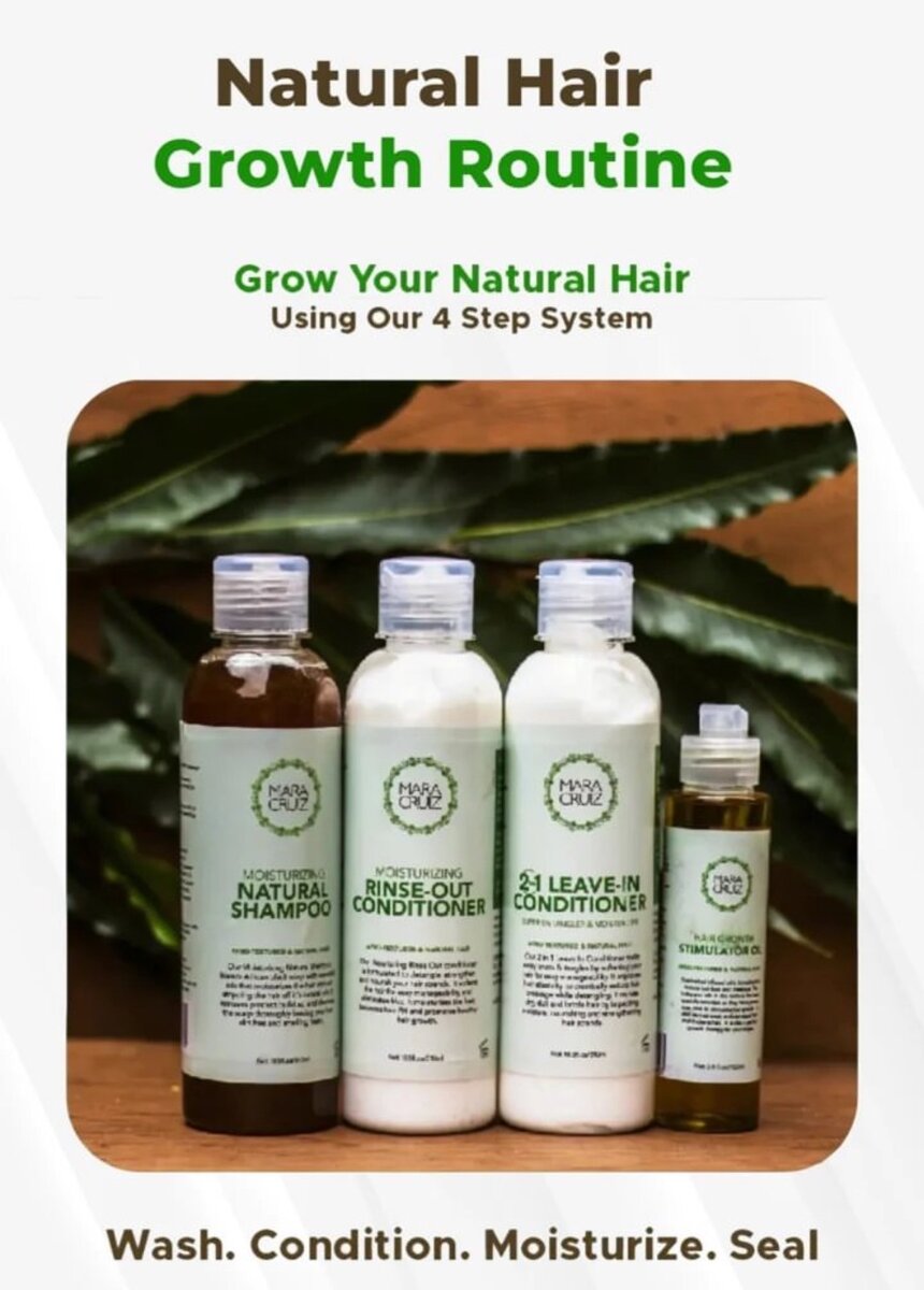 Afro textured and natural hair care set