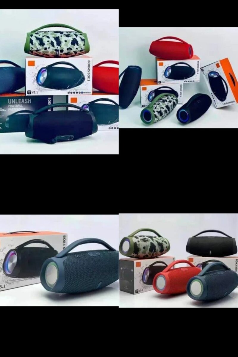 Boom box speakers