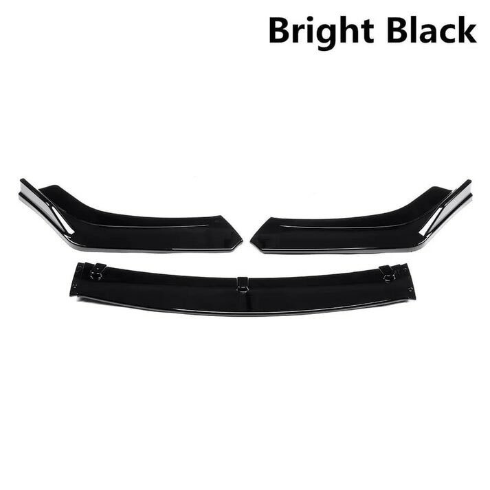 Car Front Bumper Splitter ABS Plastic - Center 3 Dot - 3Pcs