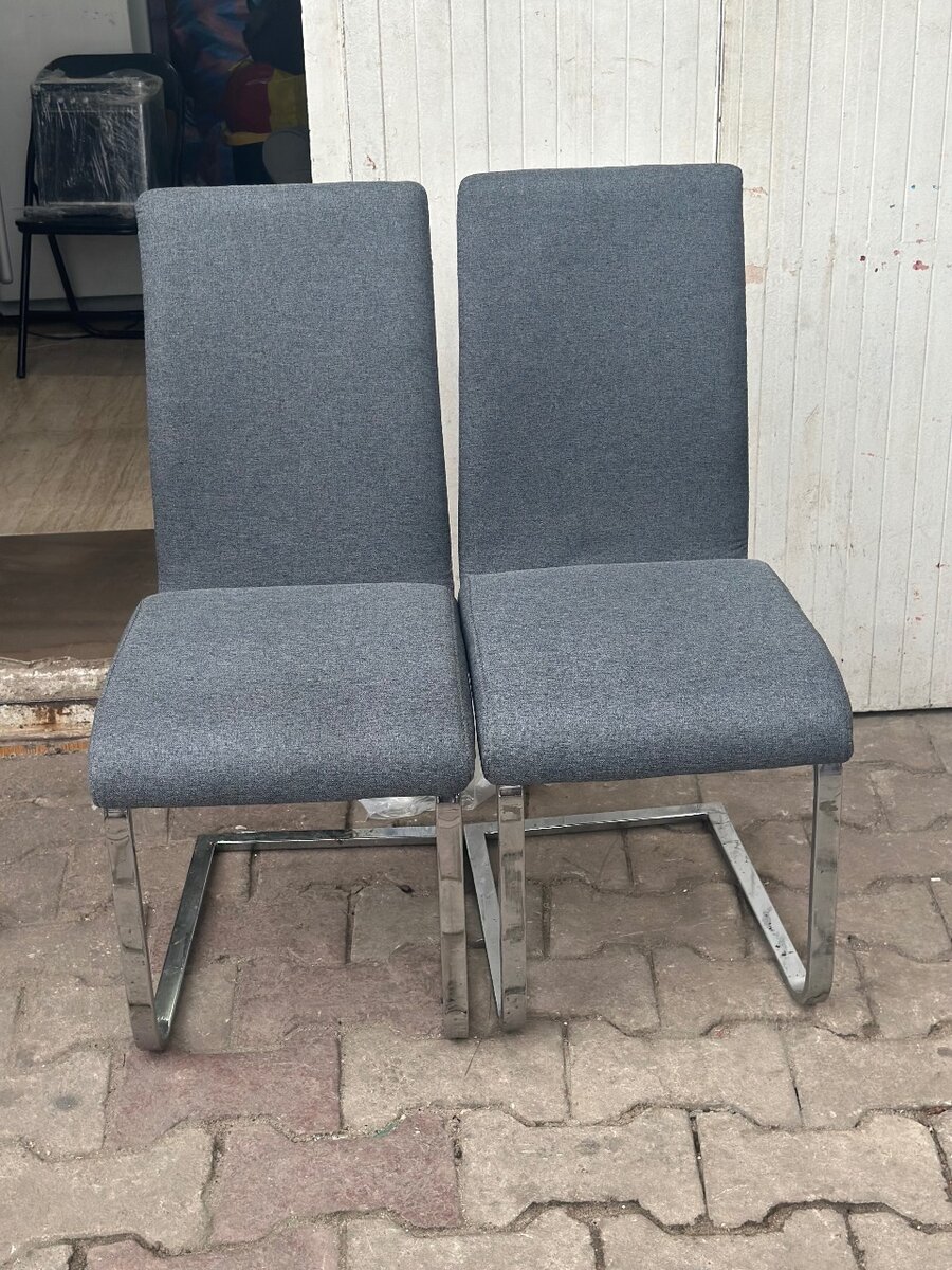 Modern Grey Dining Chairs Set