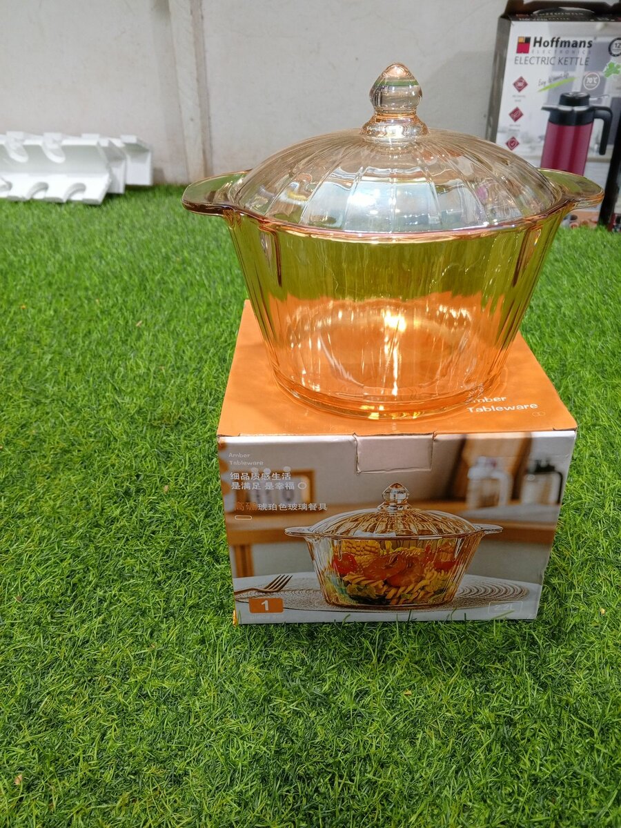Glass  soup pot