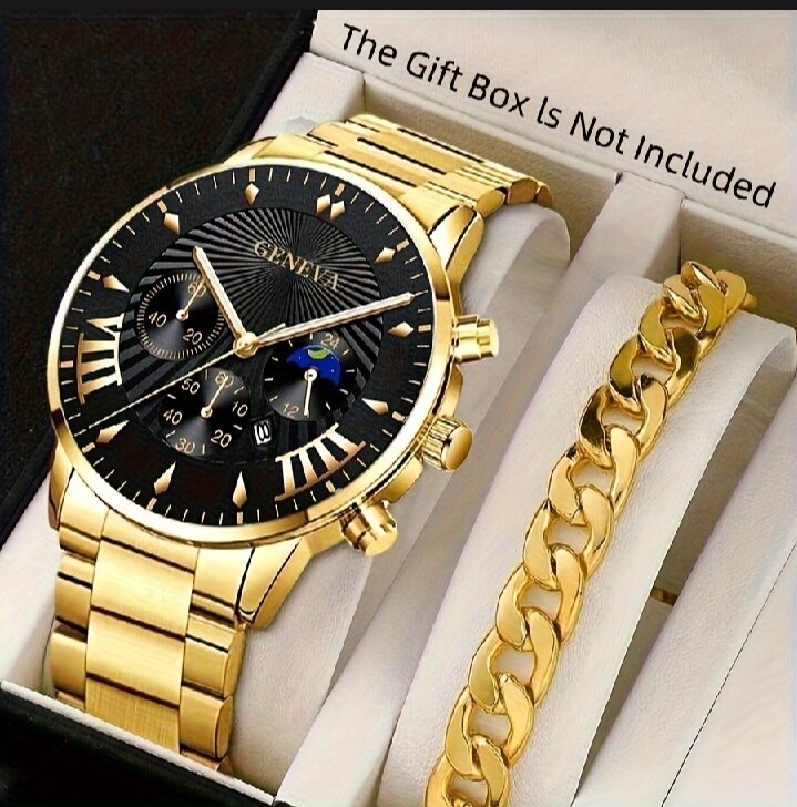 Mens stainless steel watch