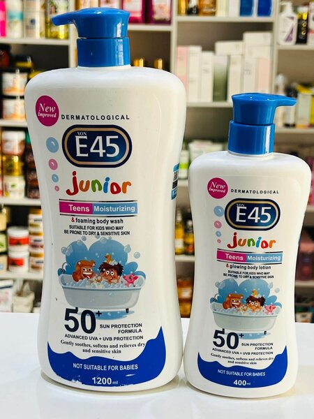 E45 junior lotion and shower gel