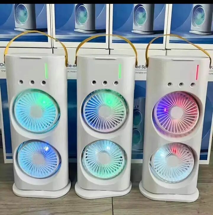 Ventilateur Double Avec Brumisateur