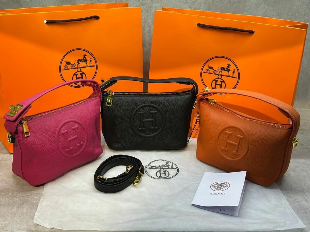 Hermes/ натуральная кожа/ бесплатная доставка