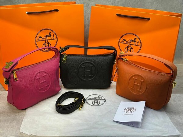 Hermes/ натуральная кожа/ бесплатная доставка