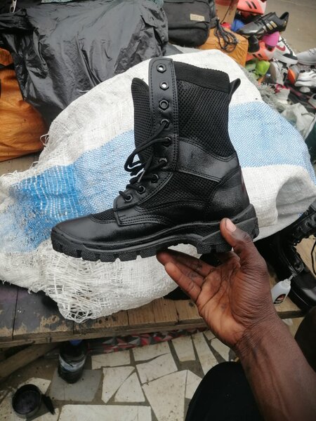 Bottes Tactiques Noires Homme