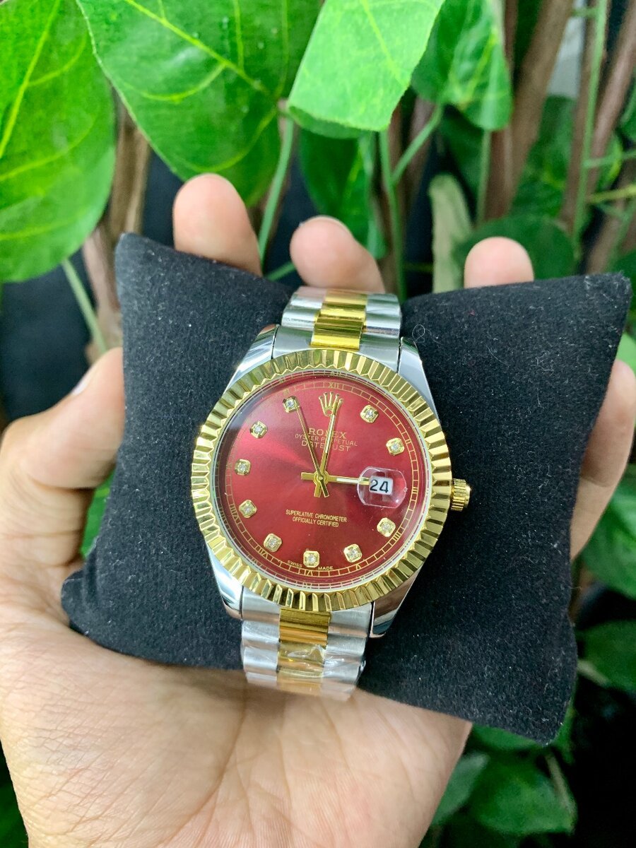Rolex Tow-Ton Red Watch