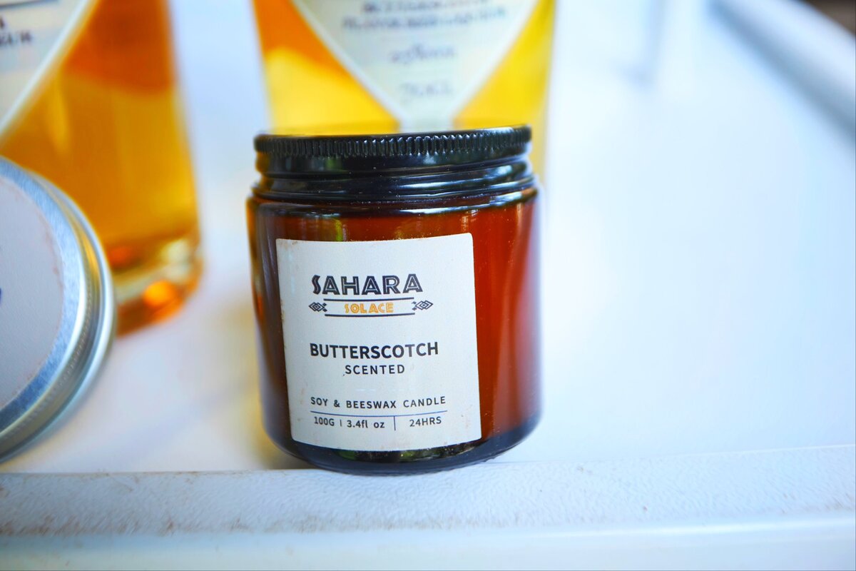 Sahara Solace Butterscotch Scented Candles