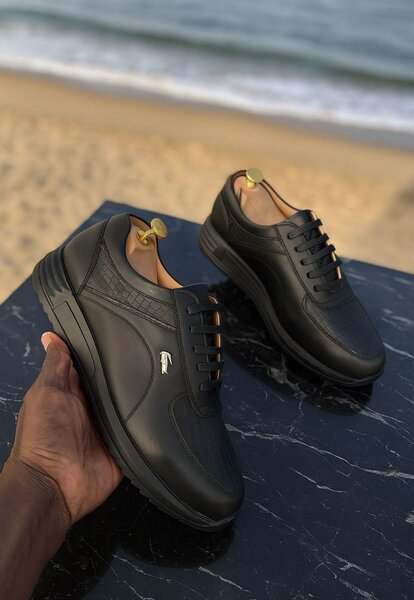 Sneakers élégants en cuir pour hommes