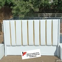 custom made bed with a high base