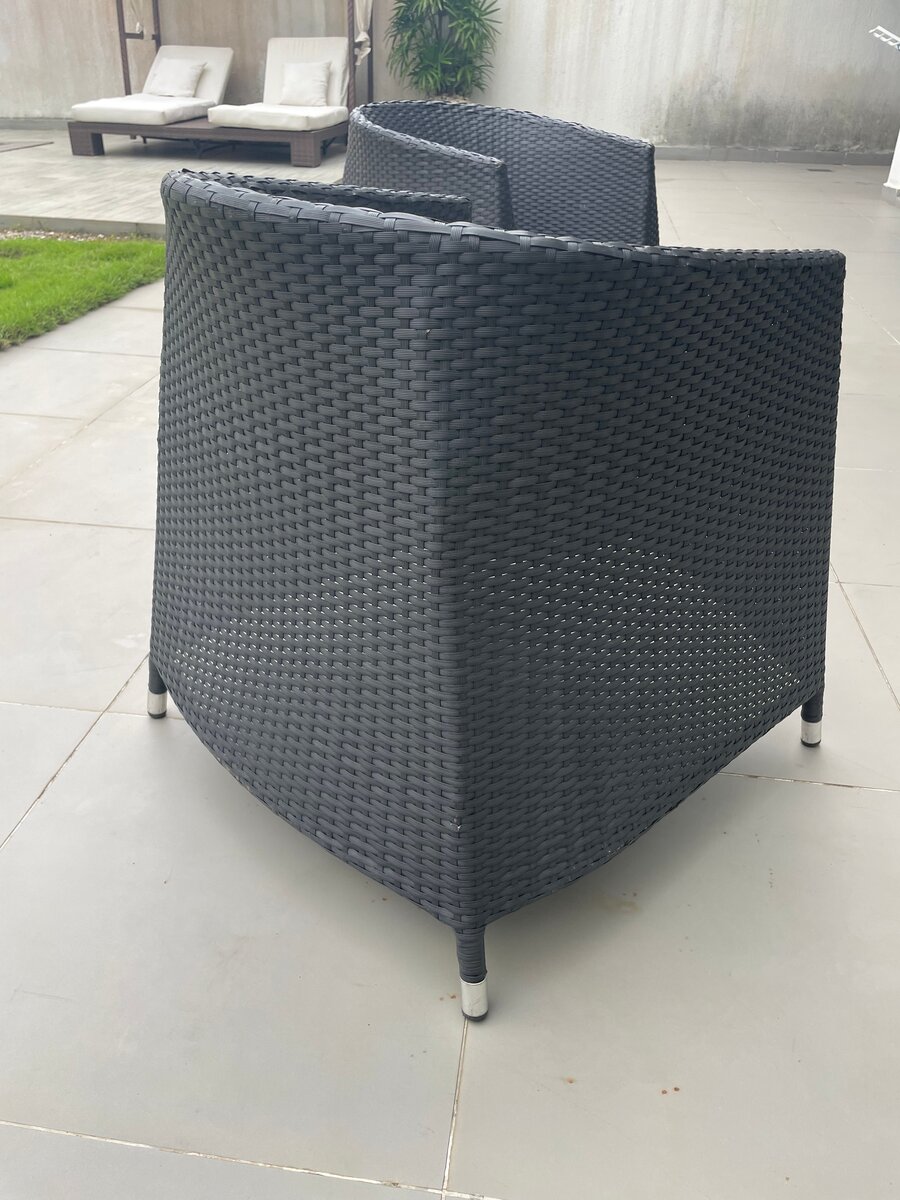 Chaises de jardin en rotin élégantes