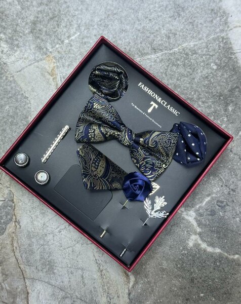 Coffret de cravate et nœud papillon