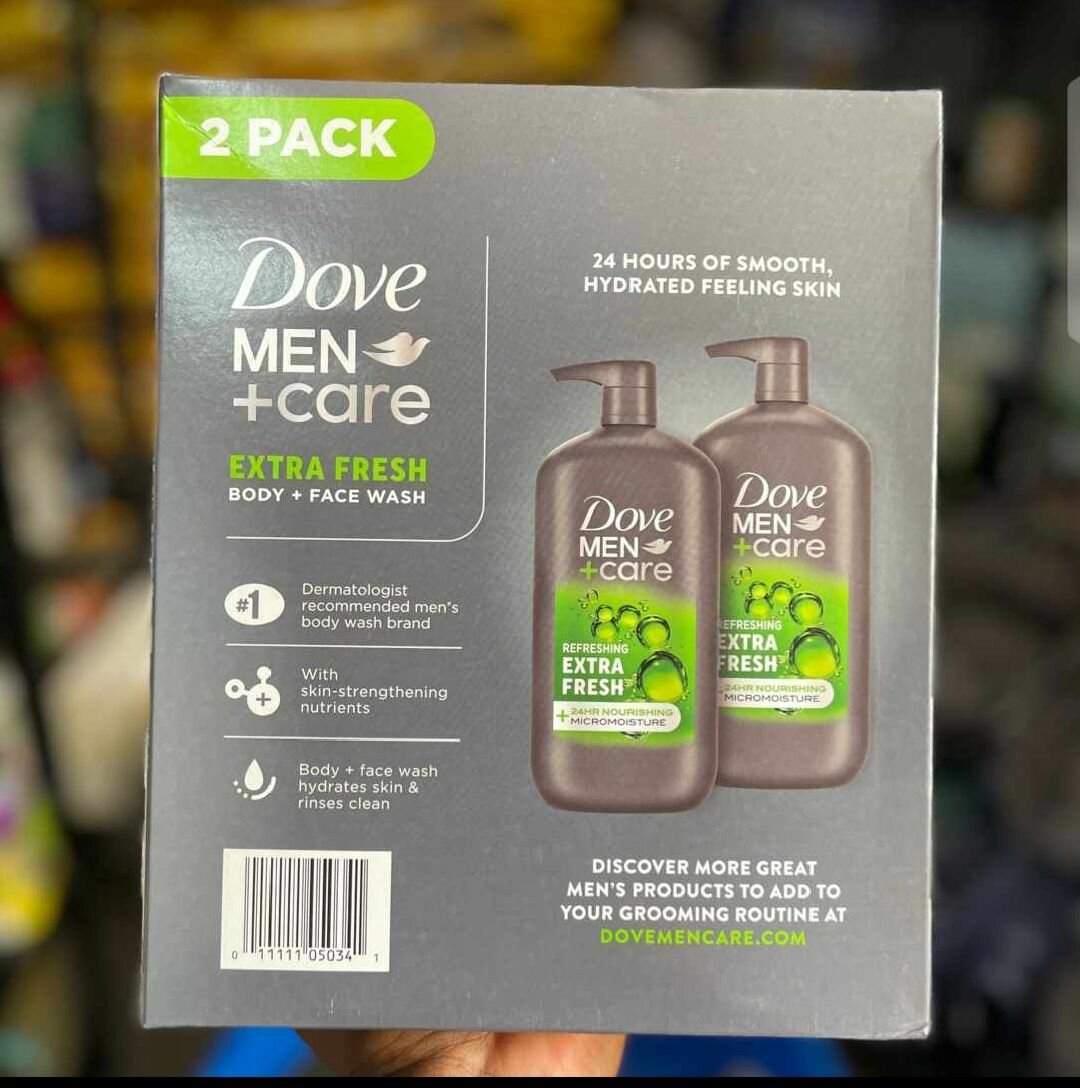 Dove Men+Care Body And Face Wash, Extra Fresh