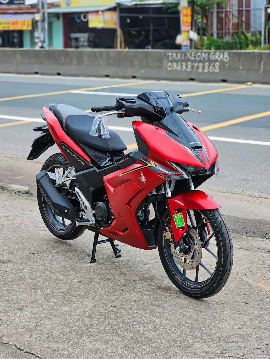 Moto sportive élégante