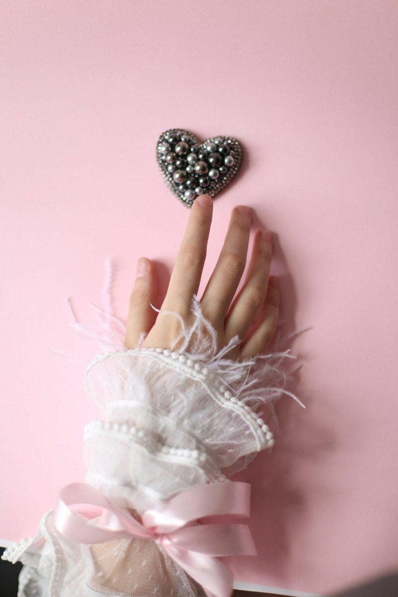 Брошь сердце.