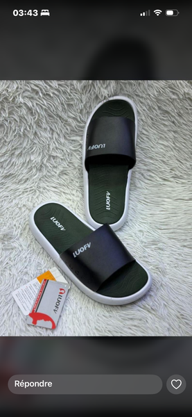 Claquettes confort pour homme