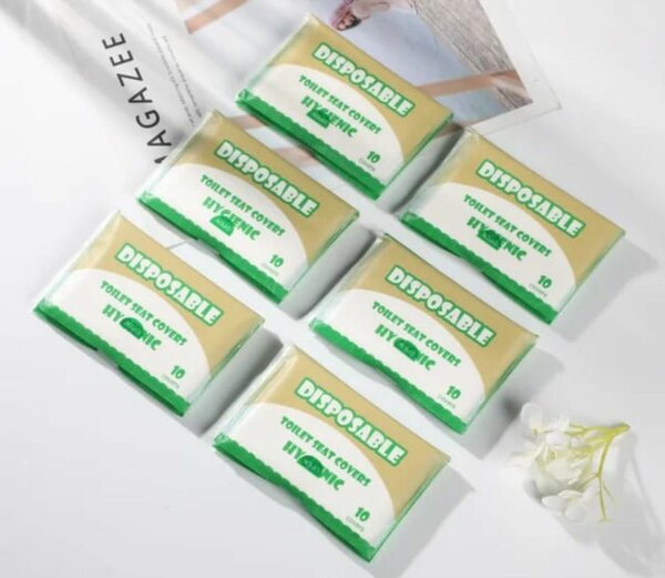 Couvre-siège WC jetable