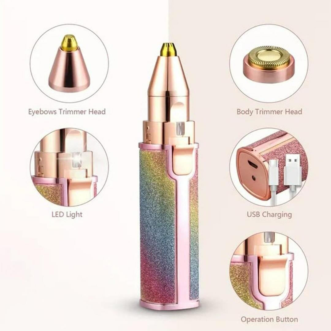 Rechargeable  women's Hair trimmer