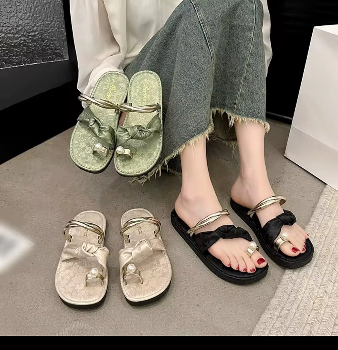 Sandales estivales élégantes