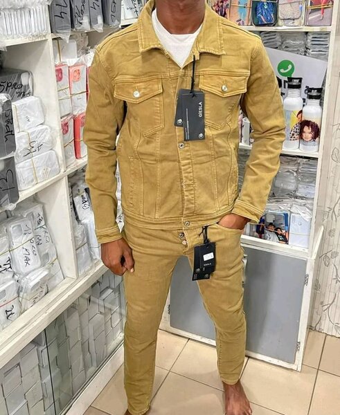 Veste en jean homme élégante