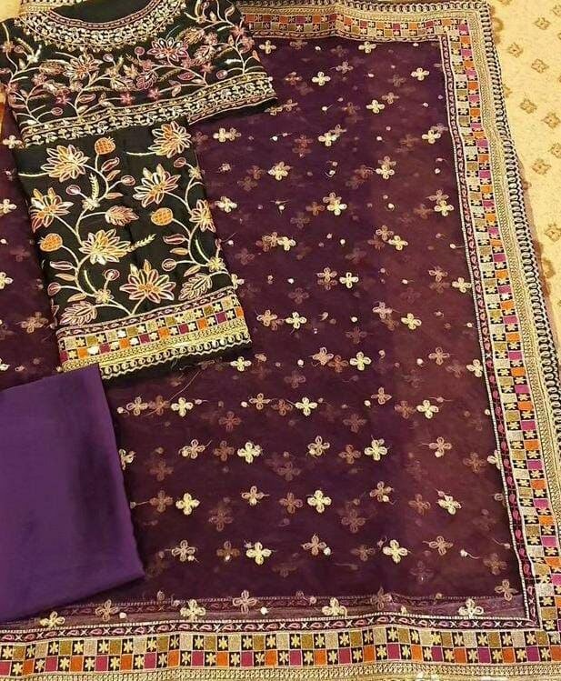 Saree net Embroidery Blouse cotton silk