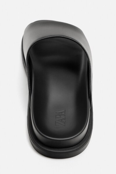 Zara Claquettes noire élégante