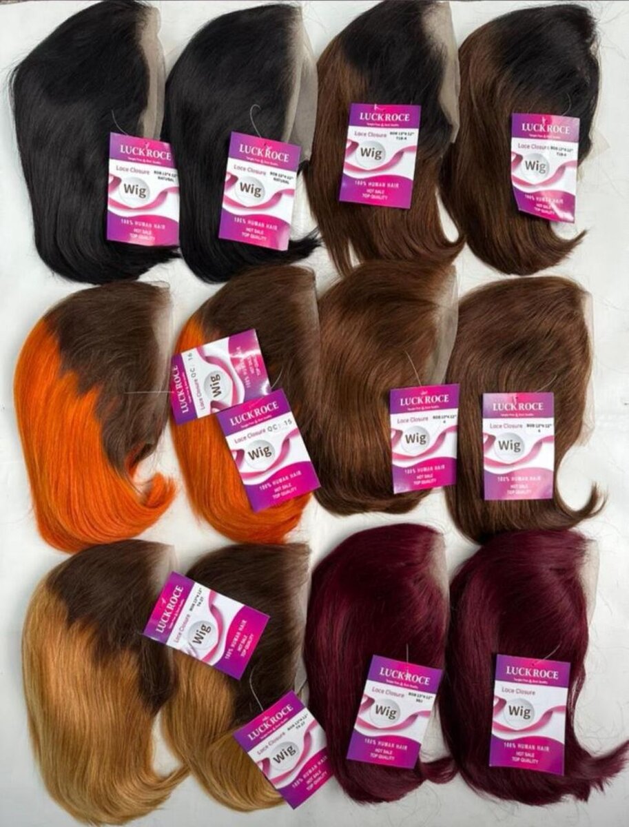 Perruques bob taille 12