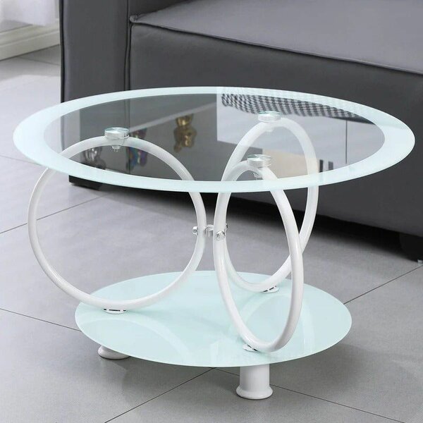 Table basse en verre moderne