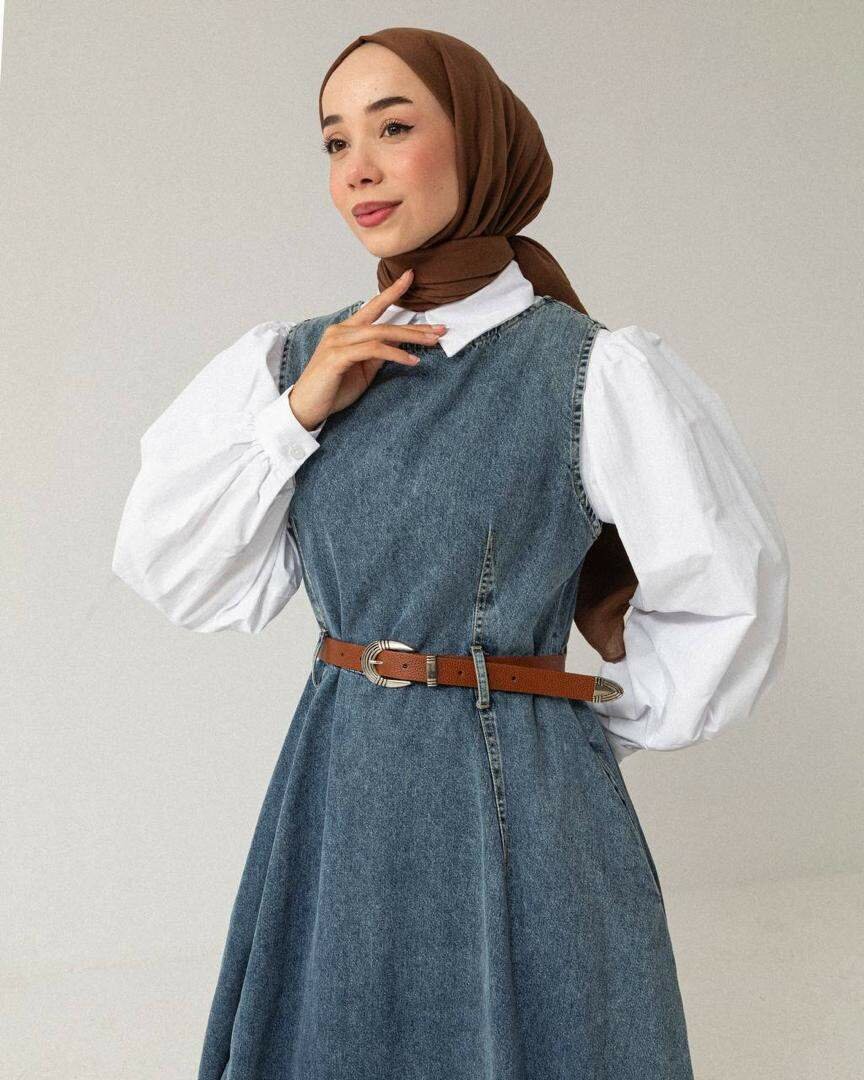 Джинсовый сарафан