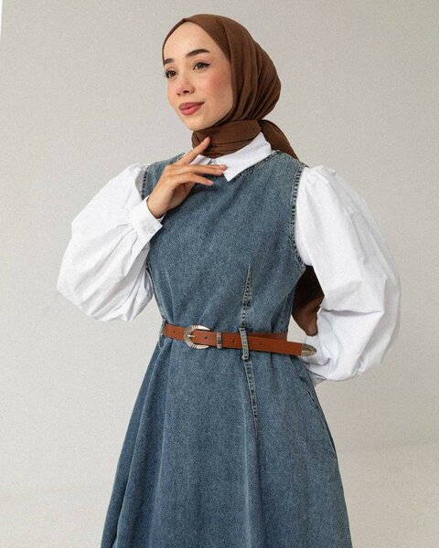 Джинсовый сарафан