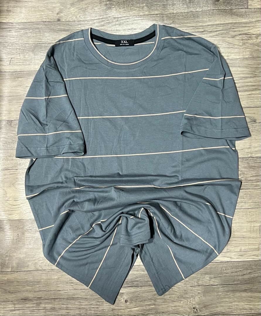 T-shirt rayé ample homme