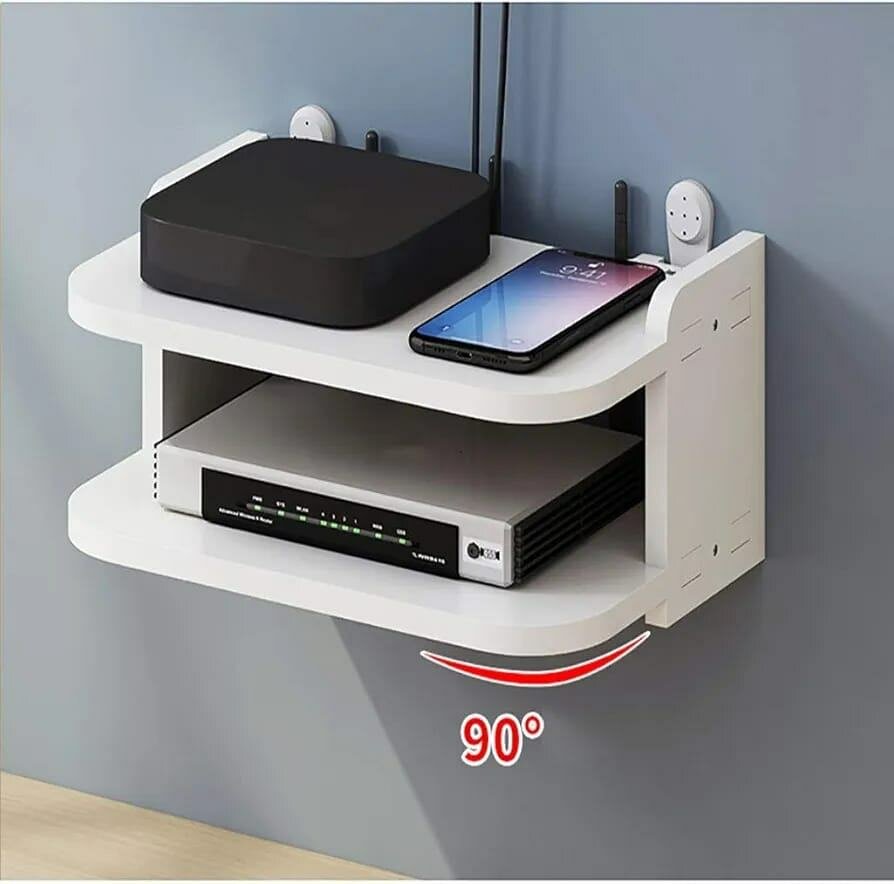 Étagère Murale, Étagère De Décodeur D'Étagère De Routeur Wif