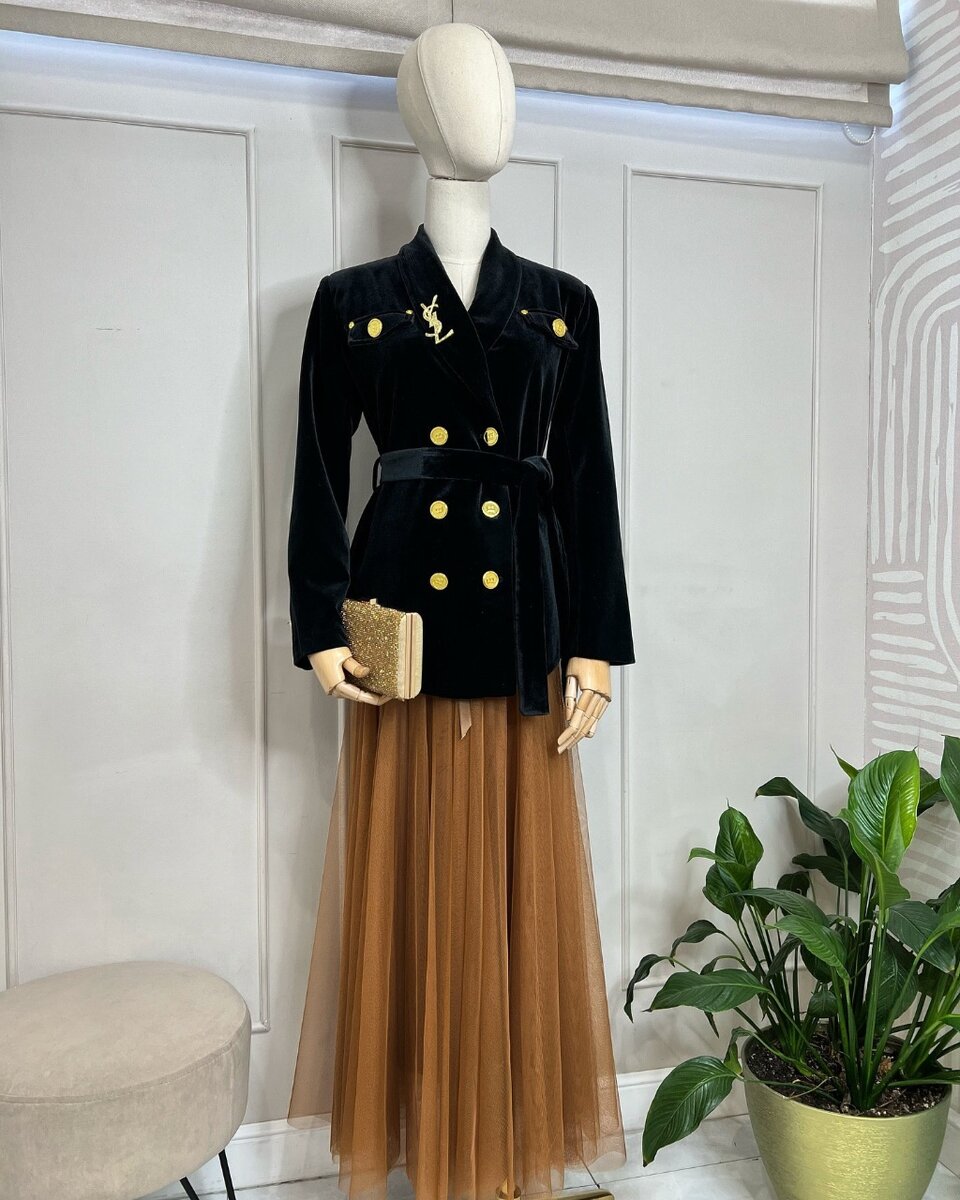 Пиджак велюр Люкс