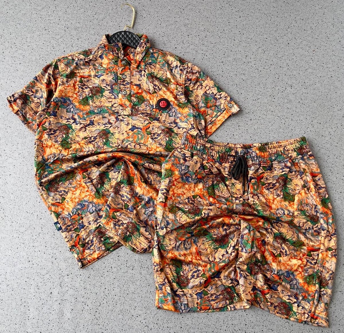 Flower Lacoste Top & Down