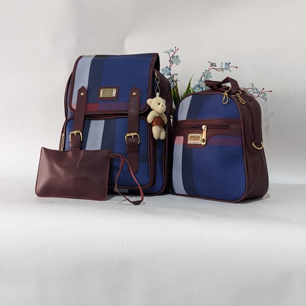 kids 3-in -1 leather bag