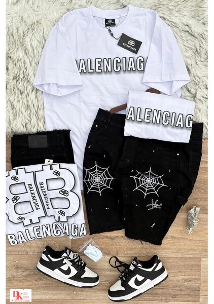 Ensemble T-shirt et Short Mode