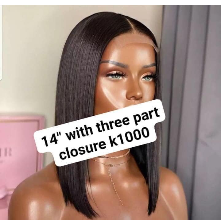 14" with three part closure