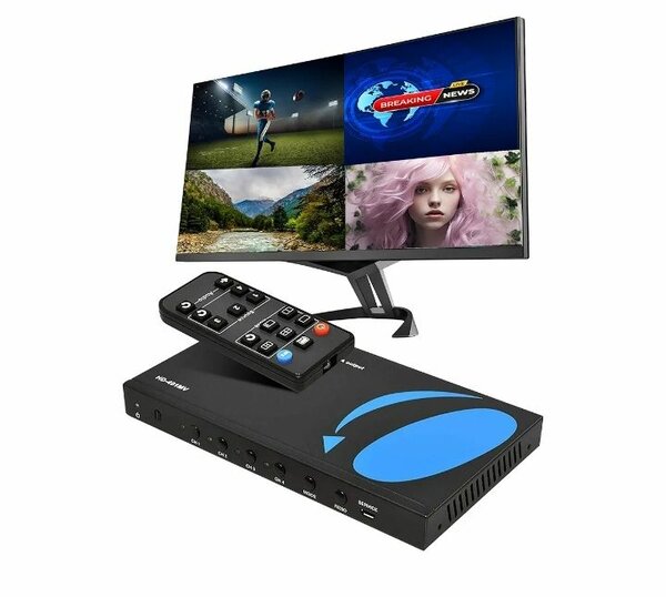 Orei Quad Multi-Vewer Hdmi 4-in-1