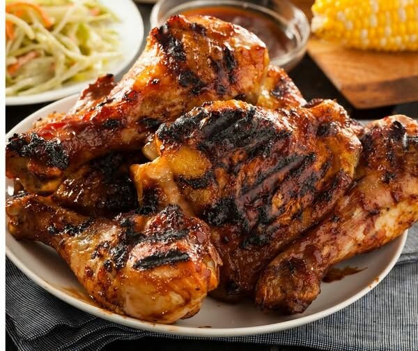 Poulet grillé savoureux