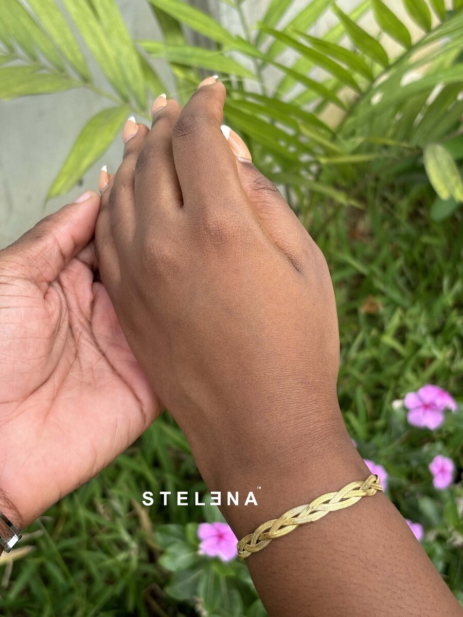 Bracelet tressé élégant